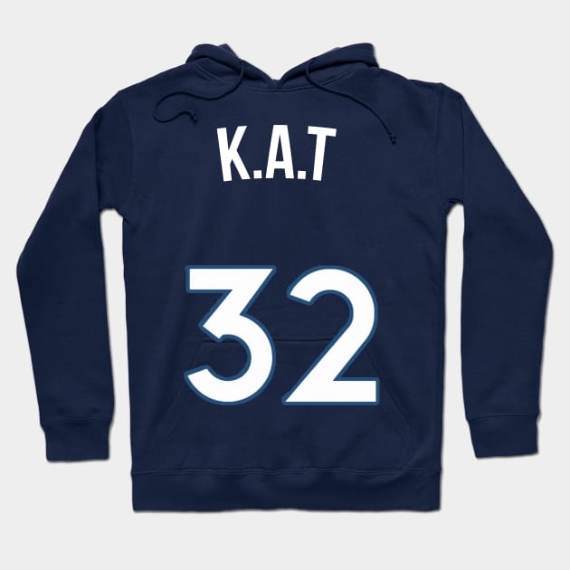 Karl Anthony Towns 'KAT' Nickname Jersey - Minnsota Timberwolves Hoodie by xavierjfong